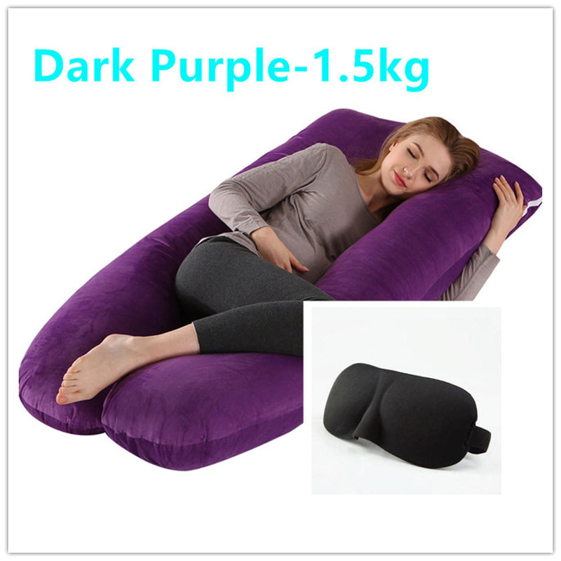 Genesis U-Shape Support Pillow - Creating life is the ultimate biological investment. Shield your physical vessel with comprehensive ergonomic architecture. A 360-degree physical sanctuary designed for maternal sovereignty.