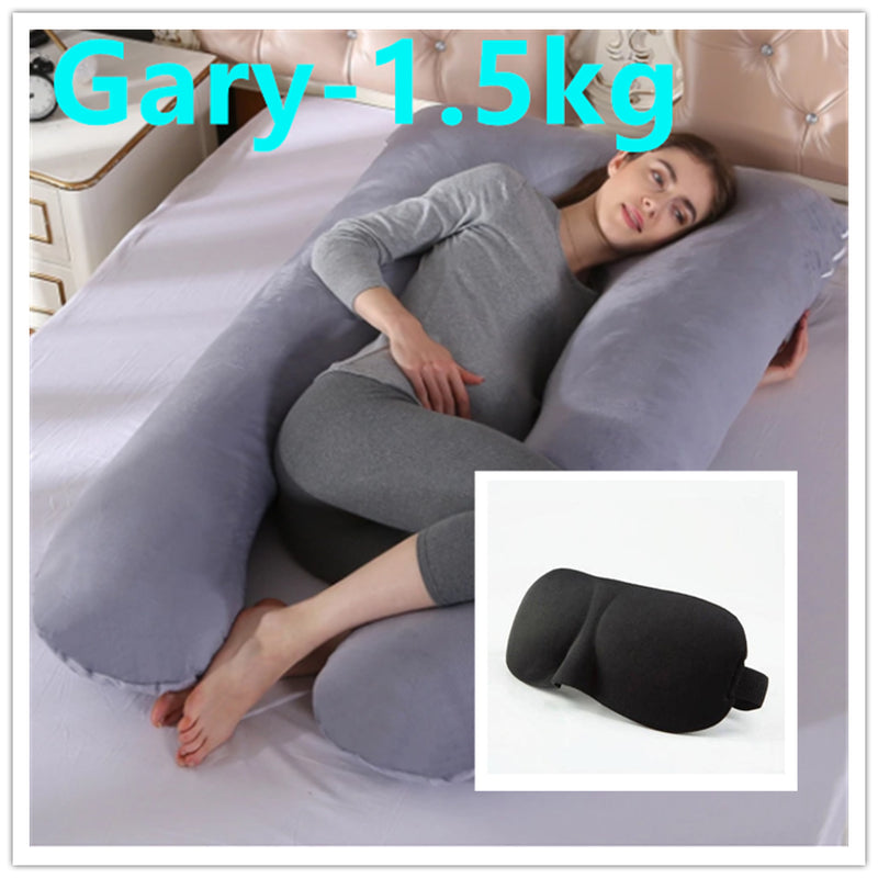 Genesis U-Shape Support Pillow - Creating life is the ultimate biological investment. Shield your physical vessel with comprehensive ergonomic architecture. A 360-degree physical sanctuary designed for maternal sovereignty.