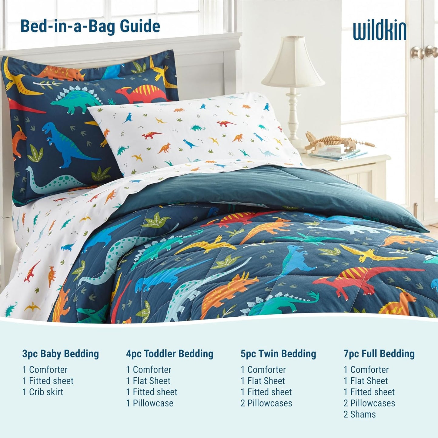 Jurassic Cotton Sanctuary Set - Early biological development requires absolute environmental control. Shield your toddler with premium, breathable cotton. A tactile fortress designed to secure vital REM sleep and cognitive expansion.
