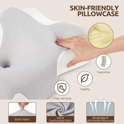 Apex Ergonomic Contour Pillow - Physical misalignment breeds mental static. Recalibrate your structural baseline with elite architectural memory foam. Maximize your REM cycle ROI and wake up primed for execution.
