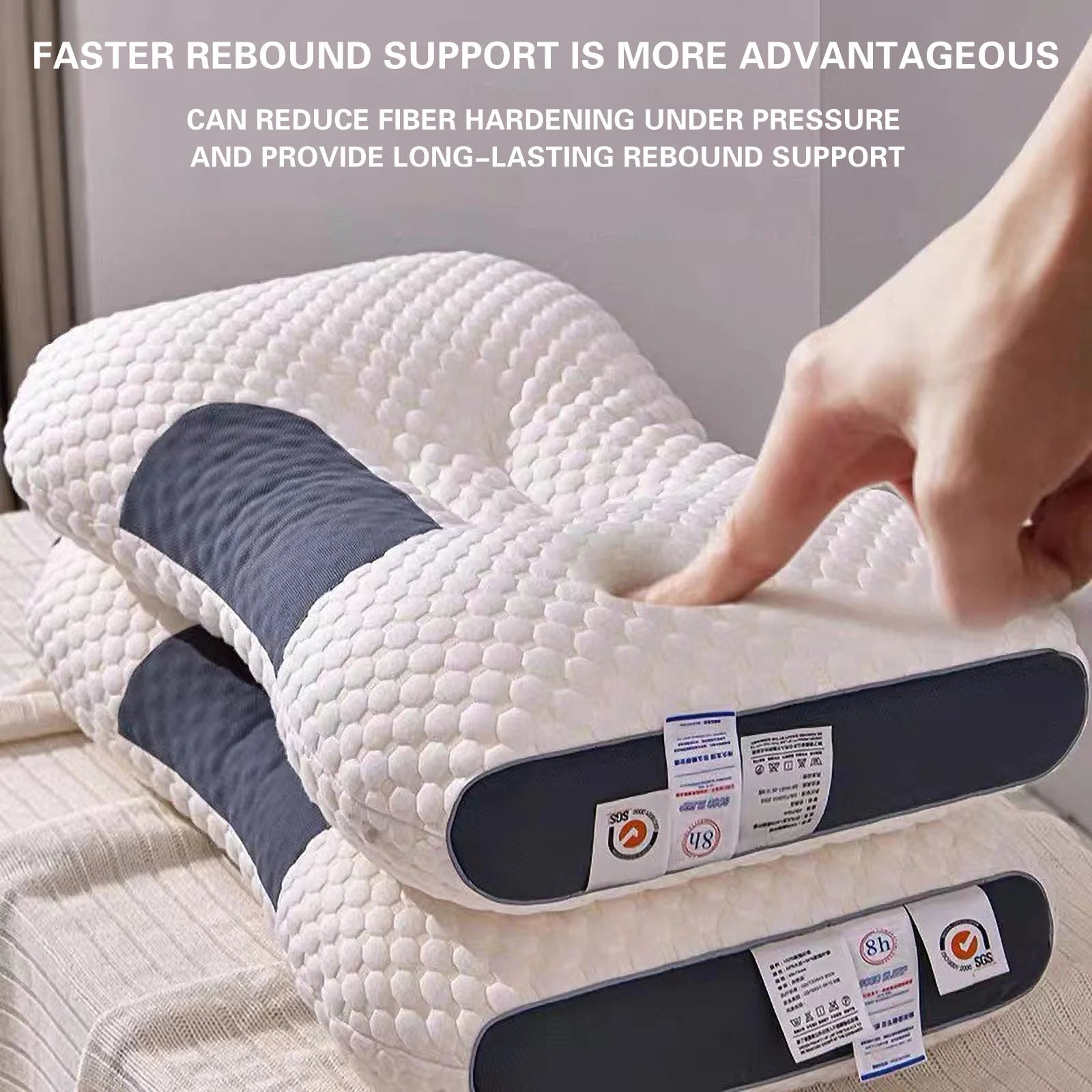 Tepsmf Structural Alignment Pillow - Pain is a biological liability. Reengineer your sleep architecture with elite orthopedic contouring. Neutralize cervical friction and maximize REM cycle efficiency regardless of your sleeping posture.