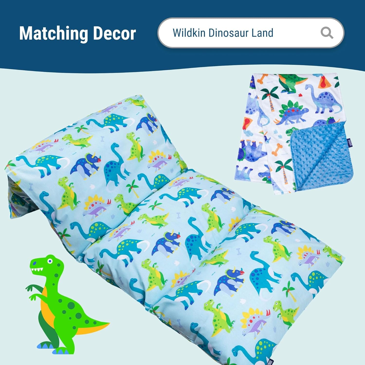 Jurassic Cotton Sanctuary Set - Early biological development requires absolute environmental control. Shield your toddler with premium, breathable cotton. A tactile fortress designed to secure vital REM sleep and cognitive expansion.