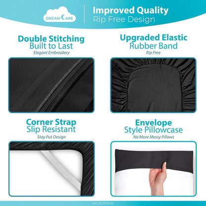 Obsidian Cal-King Cooling Set - Hypoallergenic, thermal-regulating sheets engineered for elite biological recovery. Features tactical side pockets to definitively banish digital devices from your immediate sleep architecture. Master your downtime.