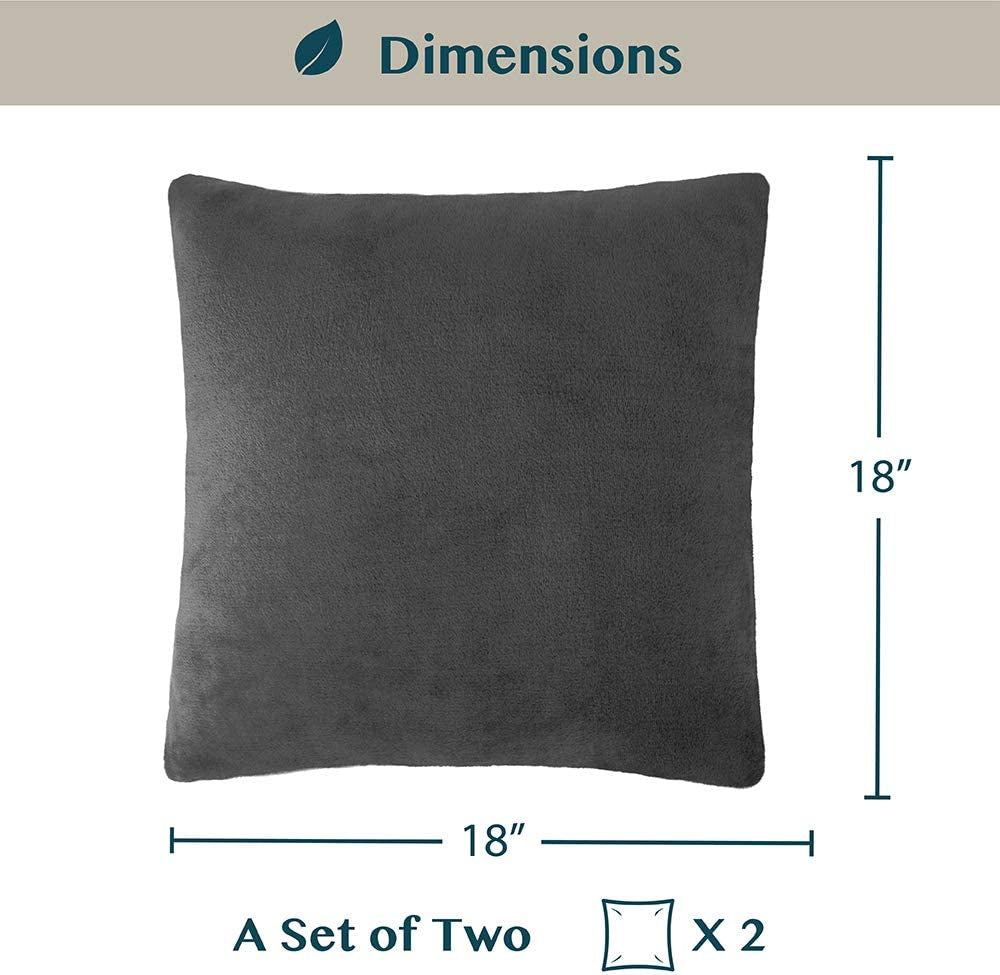 Obsidian Velvet Tactile Shields - Elevate your physical sanctuary. This 2-piece fleece cover set acts as a high-yield sensory anchor. Soften rigid modern architecture and absorb acoustic friction to enforce absolute cognitive silence.