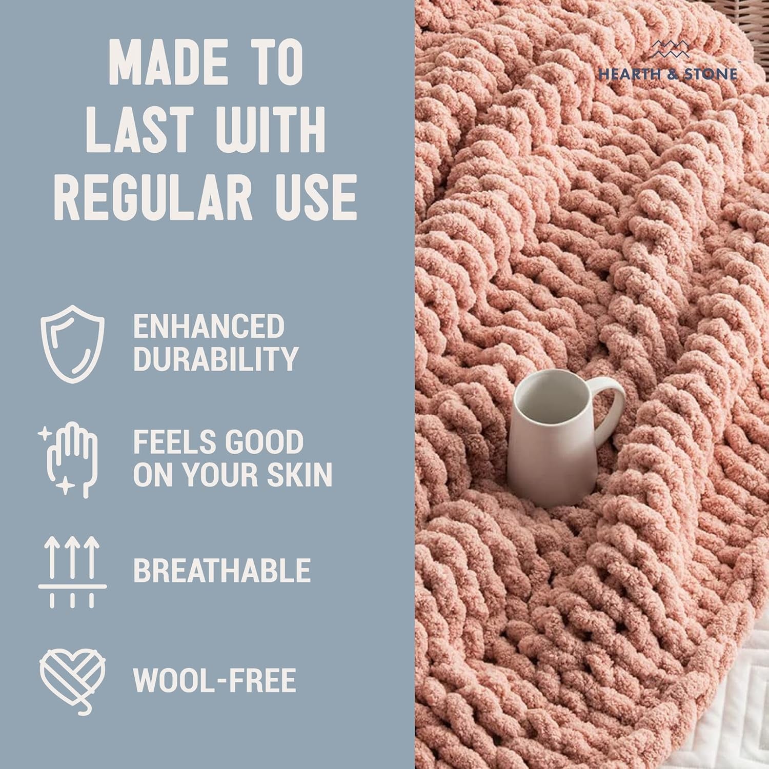 Blush Chenille Gravity Throw - Reclaim tactile sovereignty with 3.7 lbs of weighted sensory isolation. A handcrafted, heavy-knit shield designed to ground the nervous system and absorb the friction of the modern digital landscape.