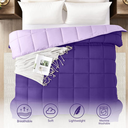 Plum Equilibrium Duvet Insert - Master your thermal baseline. An all-season, reversible cognitive shield engineered with premium down alternative. Eliminate temperature volatility and secure uninterrupted biological recovery year-round.