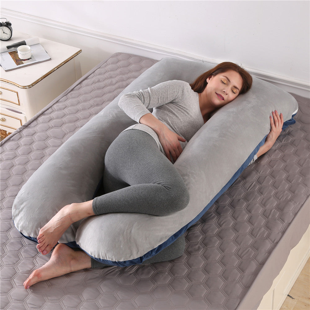 Genesis U-Shape Support Pillow - Creating life is the ultimate biological investment. Shield your physical vessel with comprehensive ergonomic architecture. A 360-degree physical sanctuary designed for maternal sovereignty.
