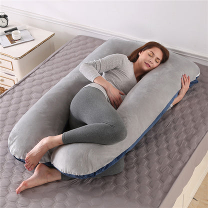 Genesis U-Shape Support Pillow - Creating life is the ultimate biological investment. Shield your physical vessel with comprehensive ergonomic architecture. A 360-degree physical sanctuary designed for maternal sovereignty.