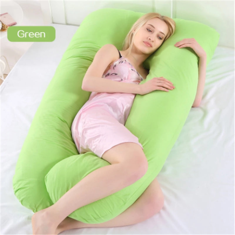 Genesis U-Shape Support Pillow - Creating life is the ultimate biological investment. Shield your physical vessel with comprehensive ergonomic architecture. A 360-degree physical sanctuary designed for maternal sovereignty.