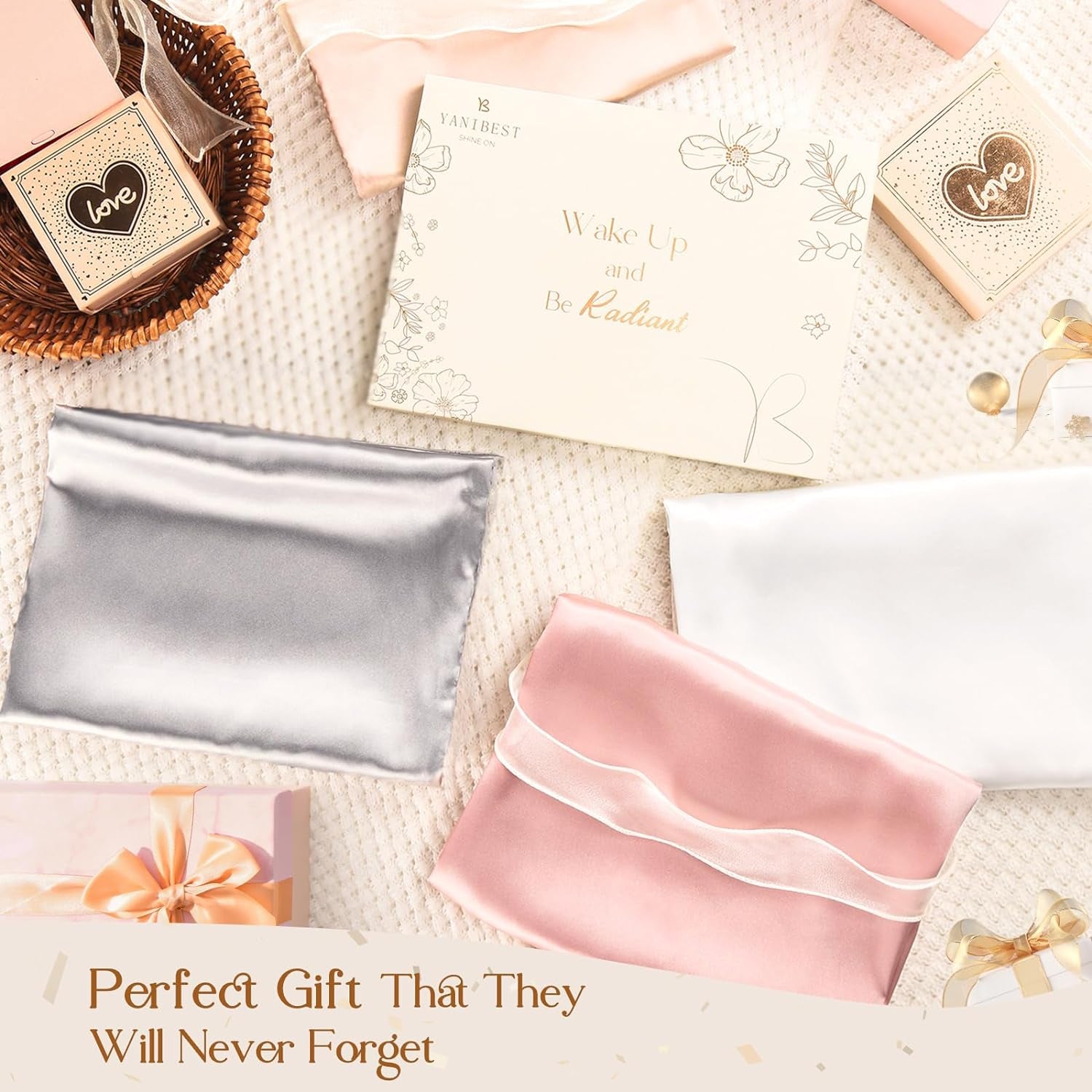 Aura Frictionless Silk Anchors - Protect your dermatological capital. This zipped dual-asset set neutralizes friction, preventing physical decay while you sleep. A necessary micro-investment for maximum biological preservation and ROI.