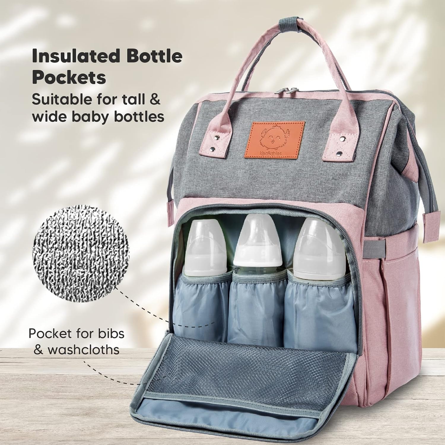 Baby Wrap Carrier and Diaper Bag Backpack - Waterproof Multi Function Baby Travel Bags - All in 1 Original Breathable Baby Sling, Lightweight,Hands Free Baby Carrier Sling -Baby Carrier Wrap