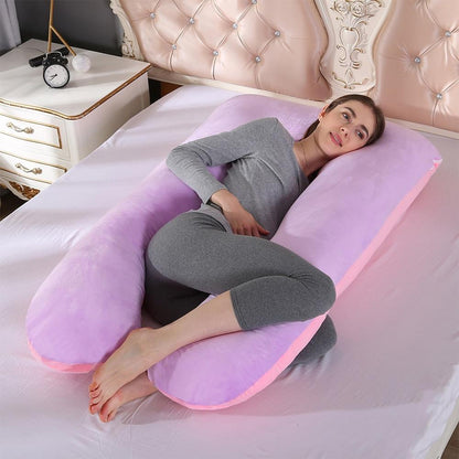 Genesis U-Shape Support Pillow - Creating life is the ultimate biological investment. Shield your physical vessel with comprehensive ergonomic architecture. A 360-degree physical sanctuary designed for maternal sovereignty.