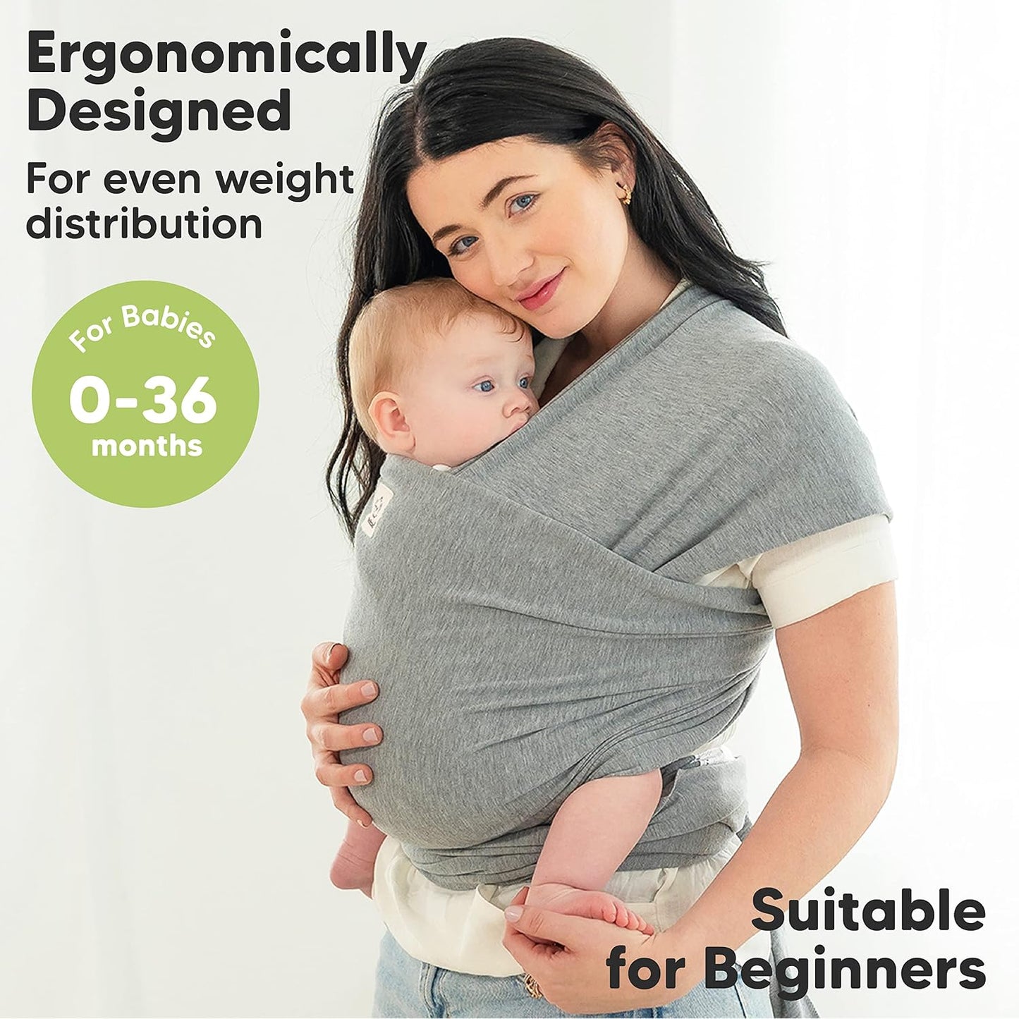 Baby Wrap Carrier and Diaper Bag Backpack - Waterproof Multi Function Baby Travel Bags - All in 1 Original Breathable Baby Sling, Lightweight,Hands Free Baby Carrier Sling -Baby Carrier Wrap