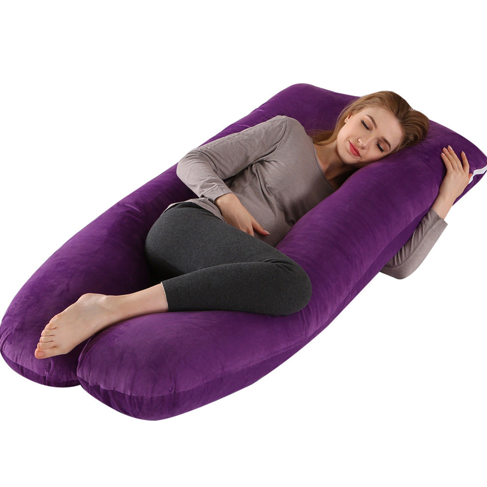 Genesis U-Shape Support Pillow - Creating life is the ultimate biological investment. Shield your physical vessel with comprehensive ergonomic architecture. A 360-degree physical sanctuary designed for maternal sovereignty.