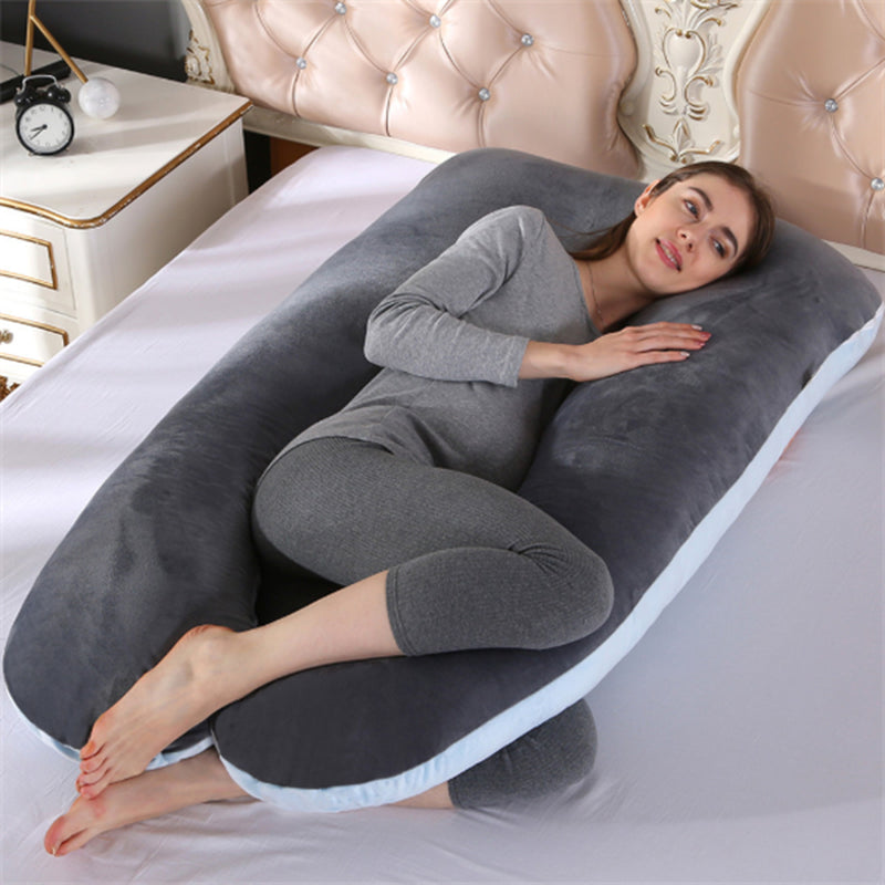 Genesis U-Shape Support Pillow - Creating life is the ultimate biological investment. Shield your physical vessel with comprehensive ergonomic architecture. A 360-degree physical sanctuary designed for maternal sovereignty.