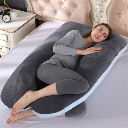 Genesis U-Shape Support Pillow - Creating life is the ultimate biological investment. Shield your physical vessel with comprehensive ergonomic architecture. A 360-degree physical sanctuary designed for maternal sovereignty.