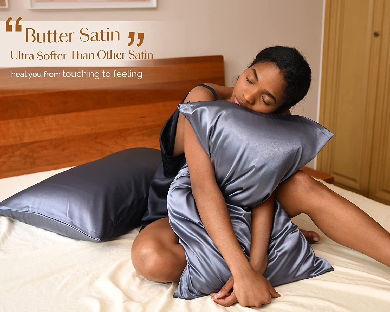 Aura Frictionless Silk Anchors - Protect your dermatological capital. This zipped dual-asset set neutralizes friction, preventing physical decay while you sleep. A necessary micro-investment for maximum biological preservation and ROI.