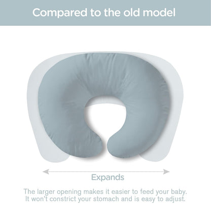 U-Shaped Nursing Pillow with Washable Cover,Blue | Ergonomic U-Shaped Breastfeeding Support Pillow for Mom and Baby, Featuring a Soft, Breathable and Washable Cover