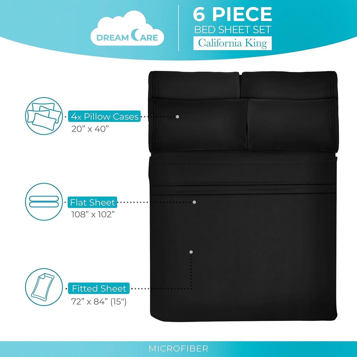 Obsidian Cal-King Cooling Set - Hypoallergenic, thermal-regulating sheets engineered for elite biological recovery. Features tactical side pockets to definitively banish digital devices from your immediate sleep architecture. Master your downtime.