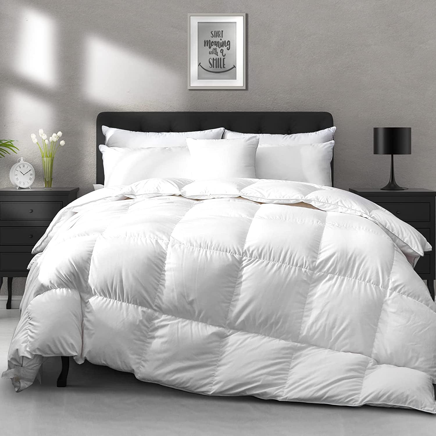 Arctic Cal-King Down Monolith - Cold degrades biological recovery. Deploy this high fill-power thermal fortress to eliminate environmental volatility. A heavyweight luxury shield engineered for deep-state physiological arbitrage.
