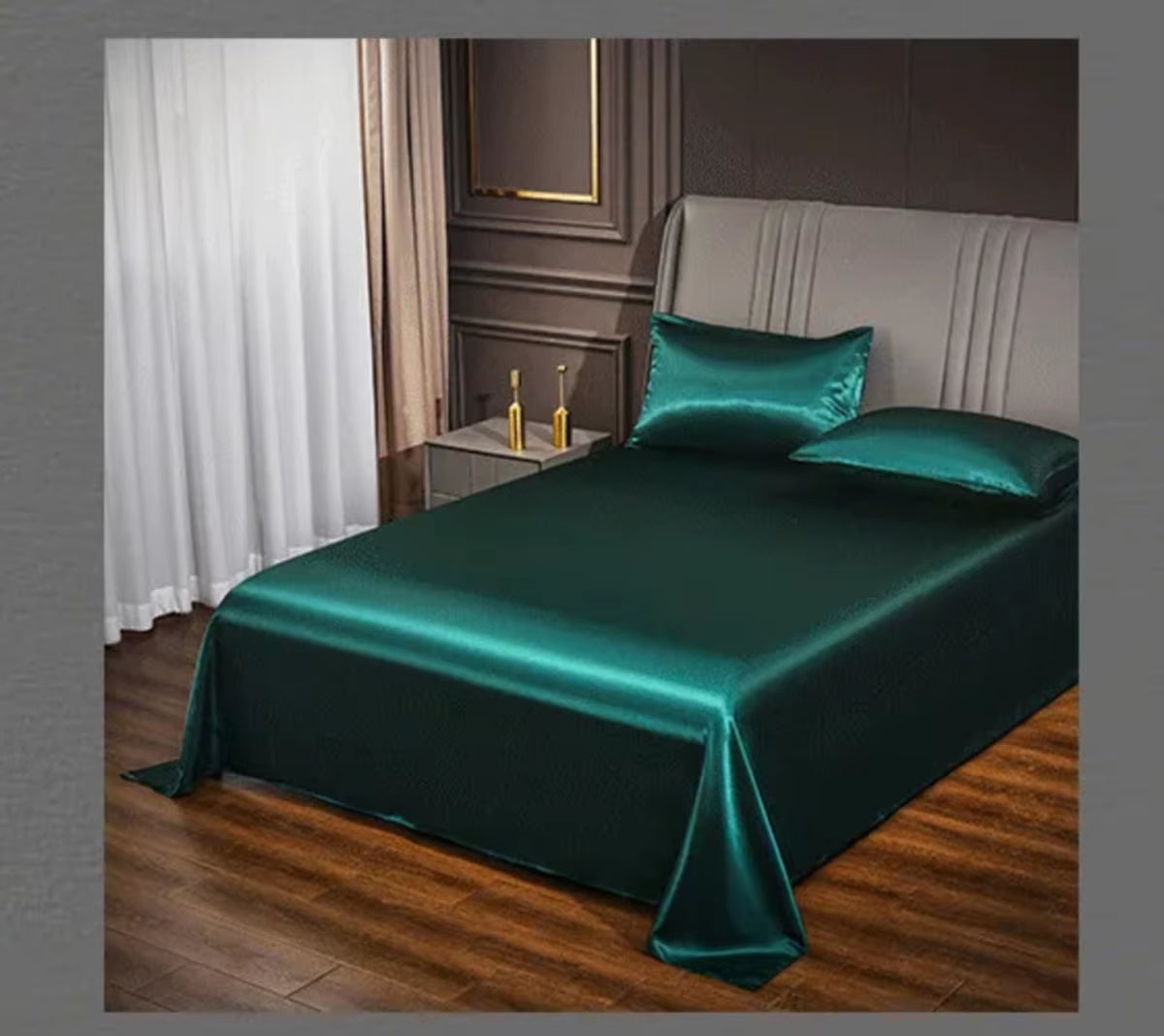 Aura Satin Thermal Regulating Sheet - Heat destroys cognitive recovery. Shield your rest with frictionless satin silk designed for elite temperature control. Maximize your biological ROI with absolute tactile silence. Optimize your baseline.