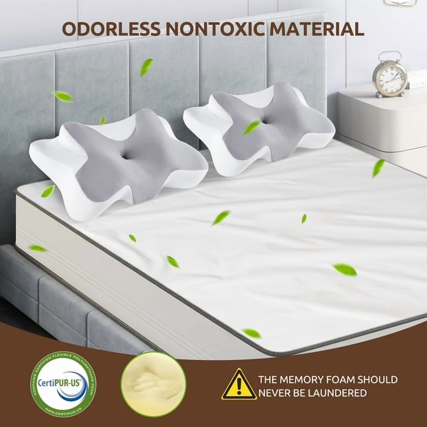 Apex Ergonomic Contour Pillow - Physical misalignment breeds mental static. Recalibrate your structural baseline with elite architectural memory foam. Maximize your REM cycle ROI and wake up primed for execution.