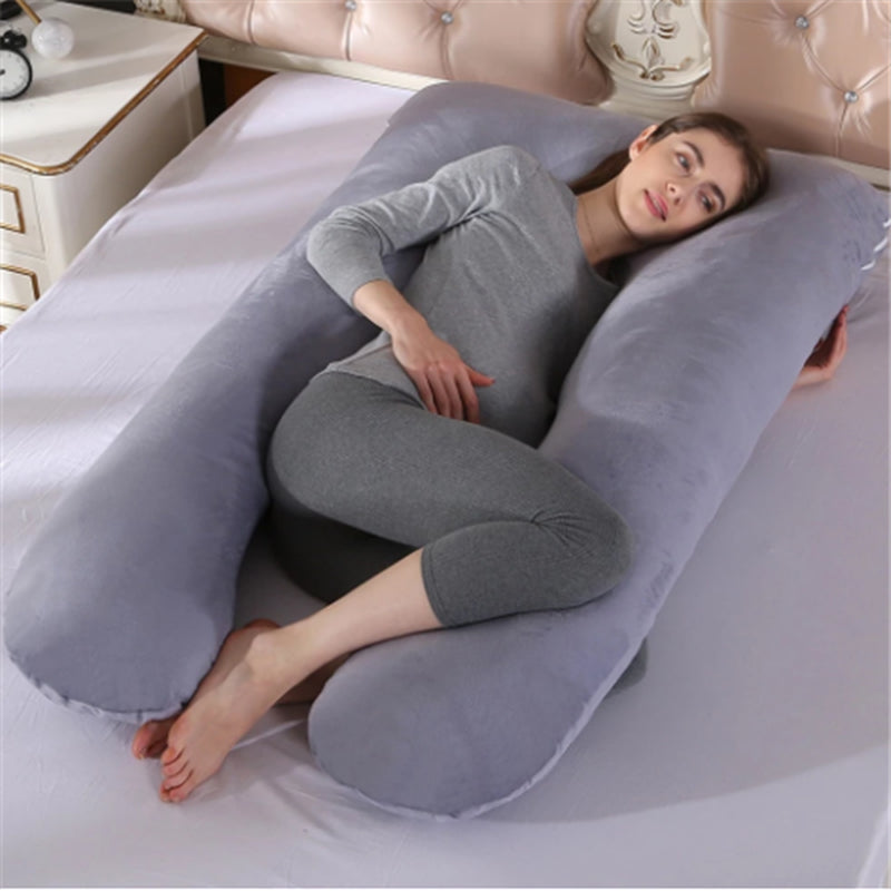 Genesis U-Shape Support Pillow - Creating life is the ultimate biological investment. Shield your physical vessel with comprehensive ergonomic architecture. A 360-degree physical sanctuary designed for maternal sovereignty.