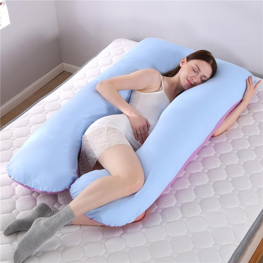 Genesis U-Shape Support Pillow - Creating life is the ultimate biological investment. Shield your physical vessel with comprehensive ergonomic architecture. A 360-degree physical sanctuary designed for maternal sovereignty.