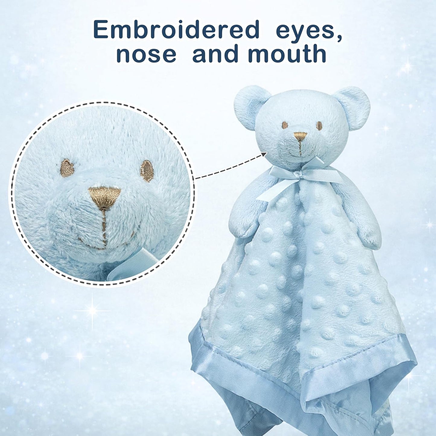 Azure Tactile Anchor Blanket - The earliest defense against environmental chaos. A premium security monolith designed to calibrate infant sensory processing. Invest in their psychological foundation with absolute tactile comfort and safety.