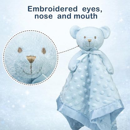 Azure Tactile Anchor Blanket - The earliest defense against environmental chaos. A premium security monolith designed to calibrate infant sensory processing. Invest in their psychological foundation with absolute tactile comfort and safety.