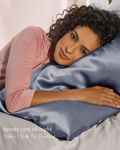 Aura Frictionless Silk Anchors - Protect your dermatological capital. This zipped dual-asset set neutralizes friction, preventing physical decay while you sleep. A necessary micro-investment for maximum biological preservation and ROI.