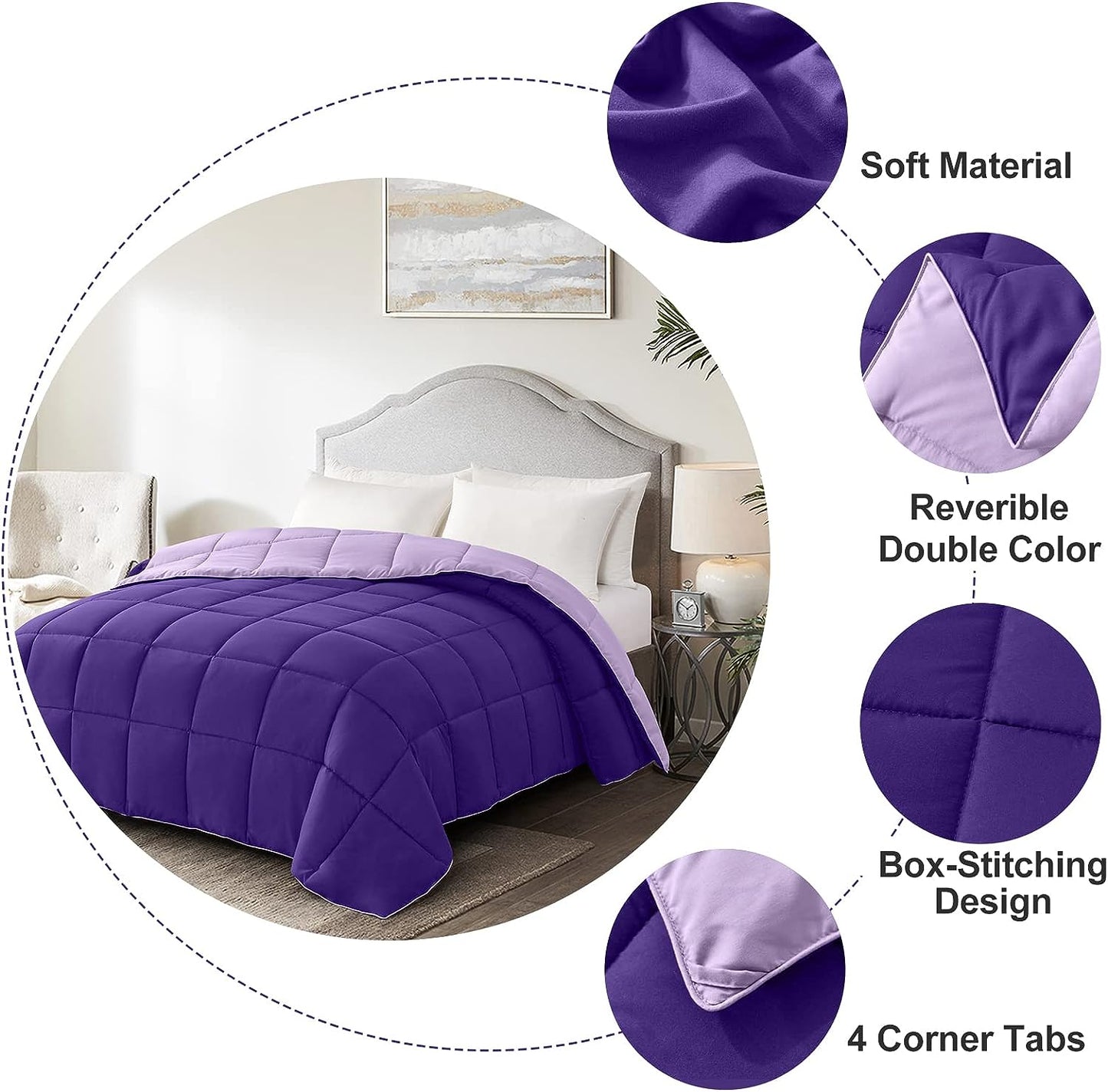 Plum Equilibrium Duvet Insert - Master your thermal baseline. An all-season, reversible cognitive shield engineered with premium down alternative. Eliminate temperature volatility and secure uninterrupted biological recovery year-round.