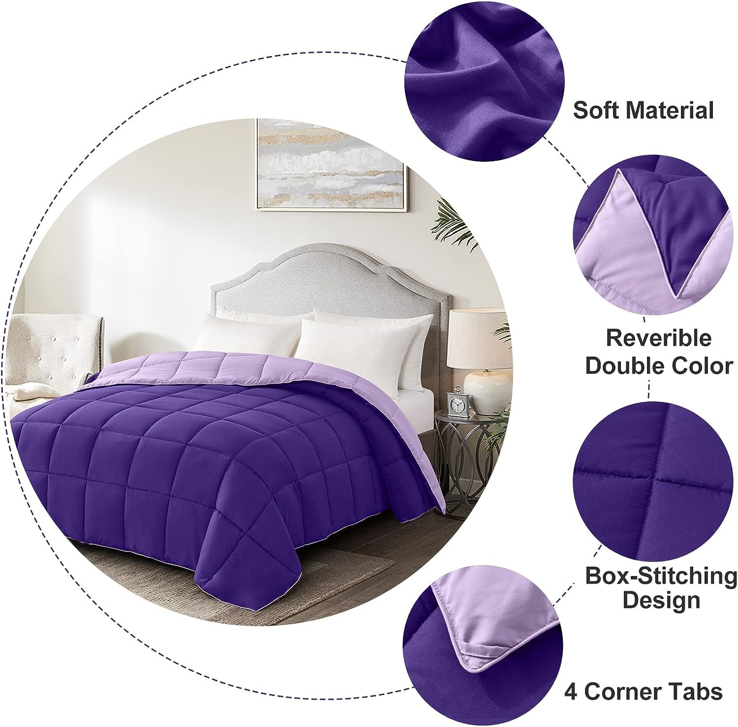 Plum Equilibrium Duvet Insert - Master your thermal baseline. An all-season, reversible cognitive shield engineered with premium down alternative. Eliminate temperature volatility and secure uninterrupted biological recovery year-round.