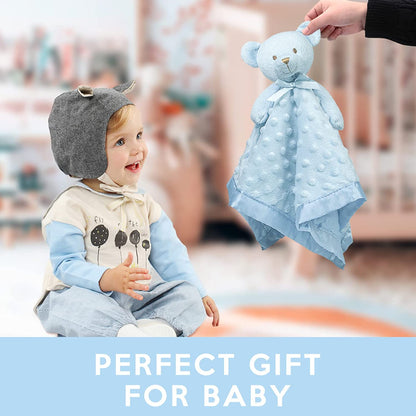 Azure Tactile Anchor Blanket - The earliest defense against environmental chaos. A premium security monolith designed to calibrate infant sensory processing. Invest in their psychological foundation with absolute tactile comfort and safety.