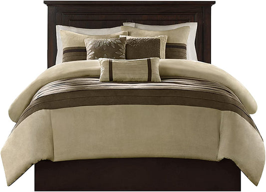Palmer Suede 7-Piece Sanctuary Set - Fortify your environment against seasonal volatility. A comprehensive tactile upgrade featuring luxury faux suede. Engineered for year-round thermal stability and uncompromising architectural elegance.