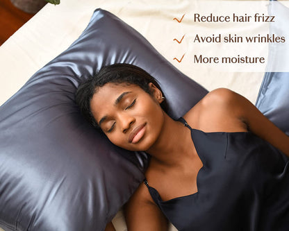 Aura Frictionless Silk Anchors - Protect your dermatological capital. This zipped dual-asset set neutralizes friction, preventing physical decay while you sleep. A necessary micro-investment for maximum biological preservation and ROI.