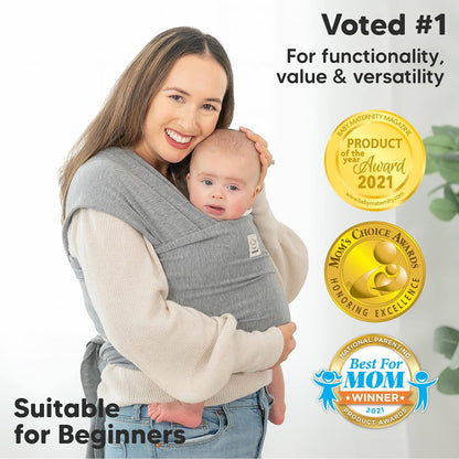Baby Wrap Carrier and Diaper Bag Backpack - Waterproof Multi Function Baby Travel Bags - All in 1 Original Breathable Baby Sling, Lightweight,Hands Free Baby Carrier Sling -Baby Carrier Wrap