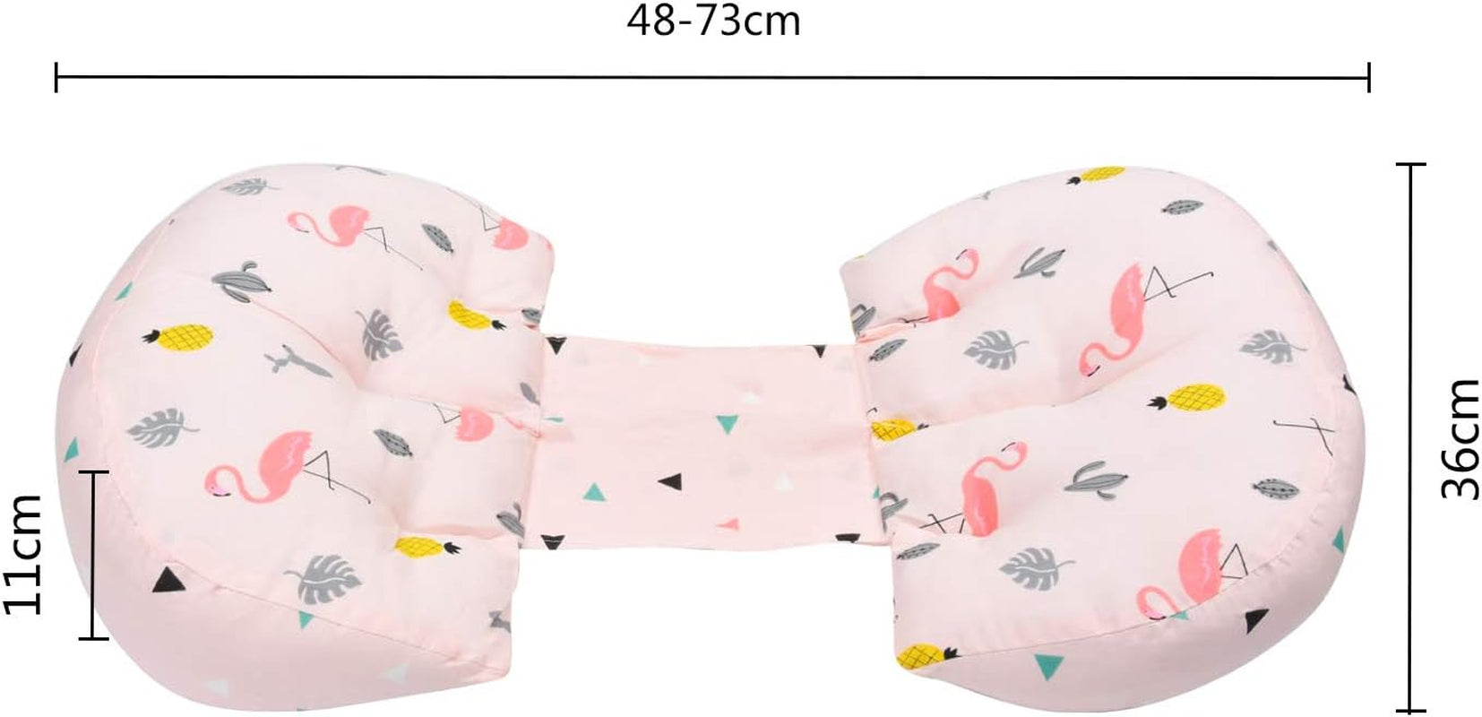 Pregnancy Pillow, Side Sleeper Maternity Belly Support Pillows Double Wedge for Both Bump and Back Best Pregnant Mom Gift