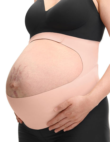 Pregnancy Belly Band, Cozysupport Ergonest Maternity Belly Band, Invisible Pregnancy Belt for Back, Abdomen, Waist