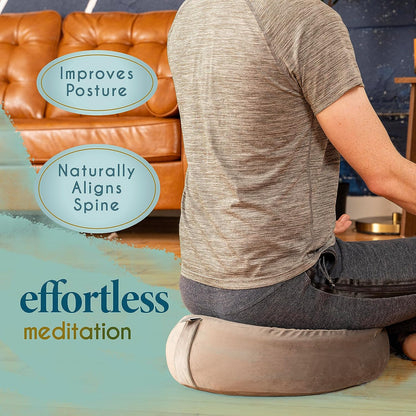 Zenith Buckwheat Grounding Anchor - Silence the internal static. A premium meditation monolith engineered for absolute postural sovereignty. Reclaim your mental equity through disciplined, frictionless focus. Your ultimate cognitive asset.