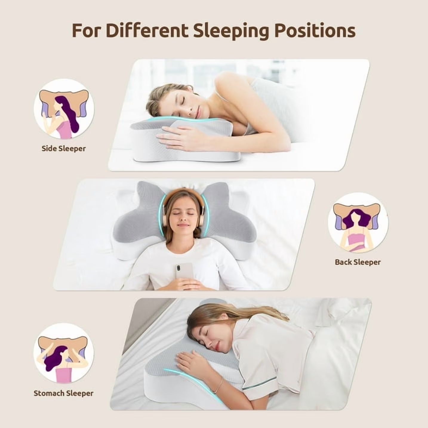 Apex Ergonomic Contour Pillow - Physical misalignment breeds mental static. Recalibrate your structural baseline with elite architectural memory foam. Maximize your REM cycle ROI and wake up primed for execution.