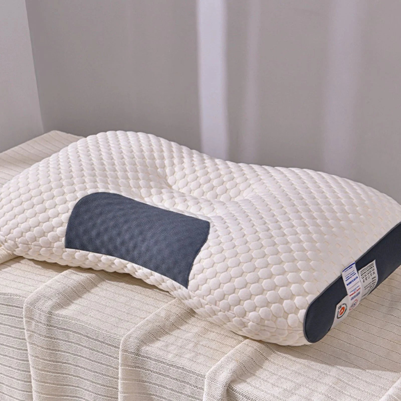 Tepsmf Structural Alignment Pillow - Pain is a biological liability. Reengineer your sleep architecture with elite orthopedic contouring. Neutralize cervical friction and maximize REM cycle efficiency regardless of your sleeping posture.
