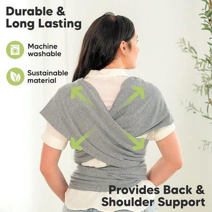Baby Wrap Carrier and Diaper Bag Backpack - Waterproof Multi Function Baby Travel Bags - All in 1 Original Breathable Baby Sling, Lightweight,Hands Free Baby Carrier Sling -Baby Carrier Wrap
