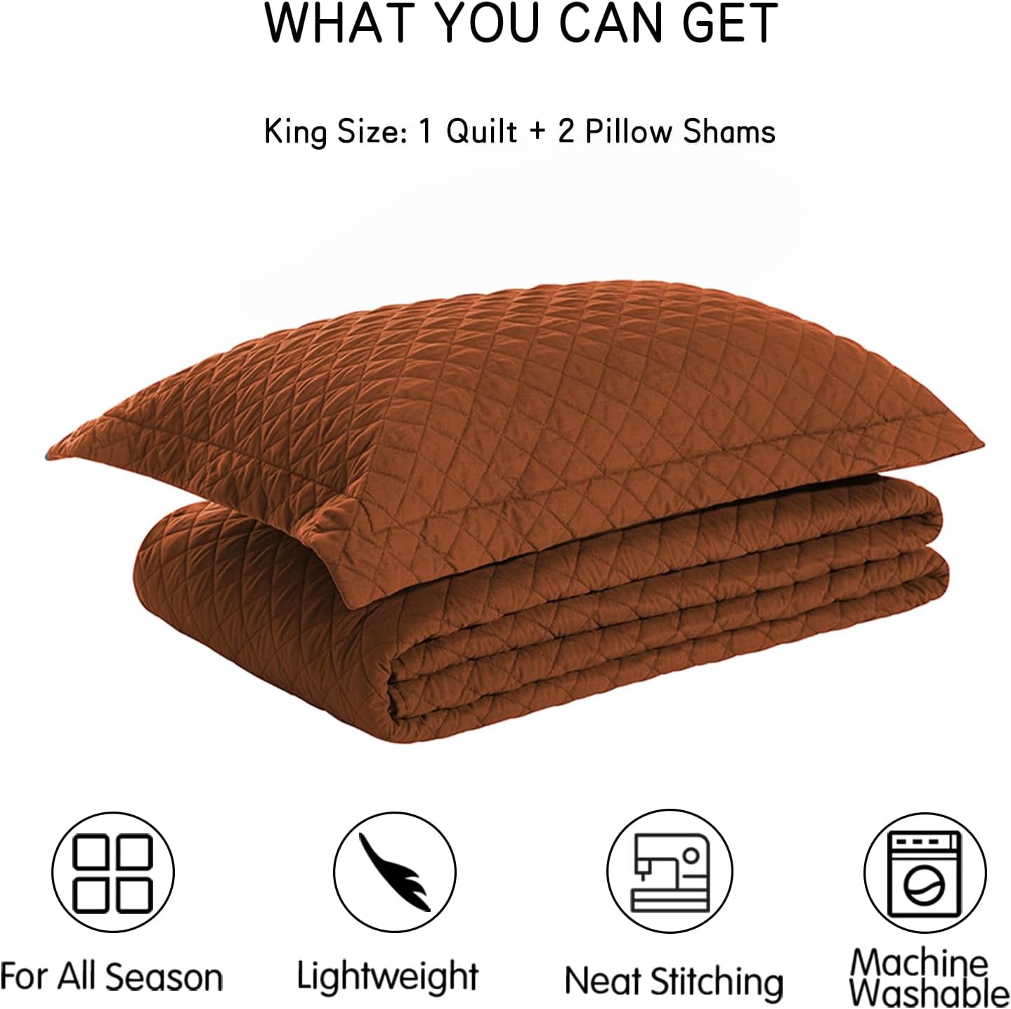 Rust Diamond 3-Piece Sanctuary - Ground your environment in earthy stability. A reversible, lightweight cognitive shield engineered for all-season thermal regulation. Reclaim your spatial asset with zero friction. Invest in your baseline.