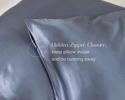 Aura Frictionless Silk Anchors - Protect your dermatological capital. This zipped dual-asset set neutralizes friction, preventing physical decay while you sleep. A necessary micro-investment for maximum biological preservation and ROI.