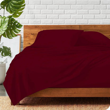 Burgundy 800-TC Sovereign Set - Real wealth is absolute rest. Invest in the profound tactile silence of elite Egyptian cotton. A 4-piece high-yield sensory architecture designed to banish friction and optimize your biological reset.