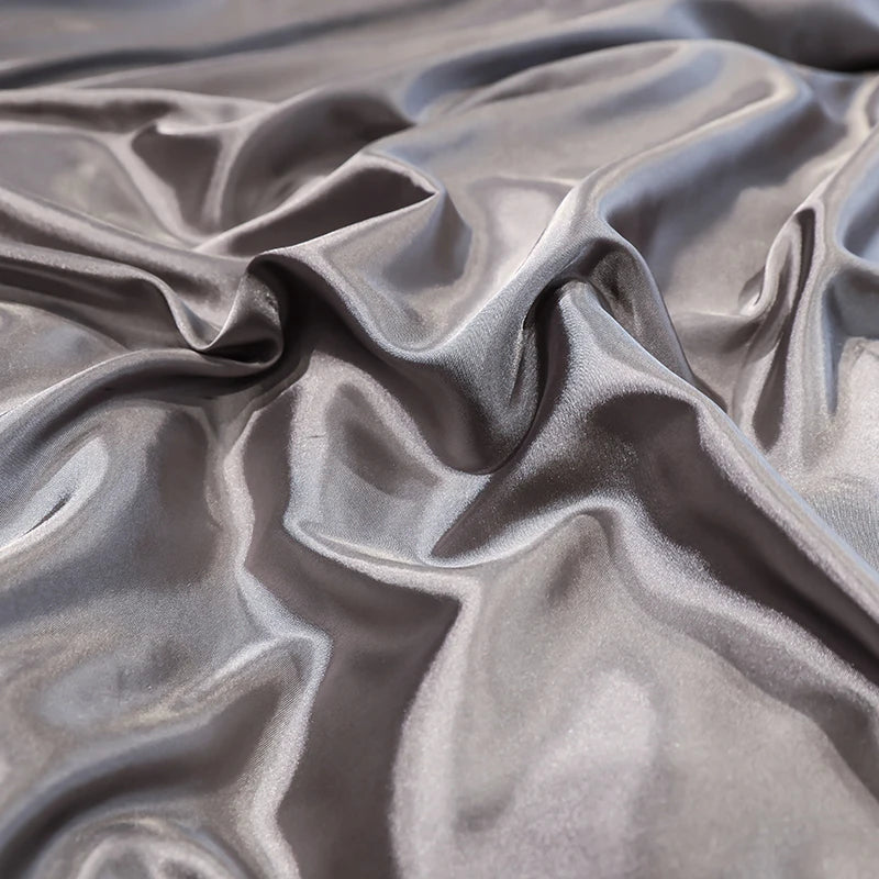 Aura Satin Thermal Regulating Sheet - Heat destroys cognitive recovery. Shield your rest with frictionless satin silk designed for elite temperature control. Maximize your biological ROI with absolute tactile silence. Optimize your baseline.