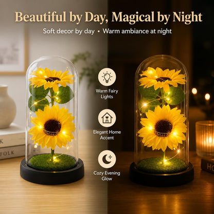 Eternal Botanical Glass Monolith - Nature is the ultimate grounding mechanism. A preserved organic asset encased in a protective dome. Defy temporal decay and install a permanent visual anchor of vitality in your spatial sanctuary.