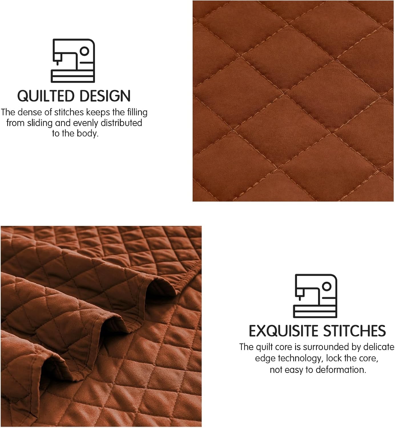 Rust Diamond 3-Piece Sanctuary - Ground your environment in earthy stability. A reversible, lightweight cognitive shield engineered for all-season thermal regulation. Reclaim your spatial asset with zero friction. Invest in your baseline.